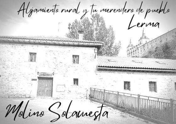Albergue Molino Solacuesta Lerma Kültér fotó